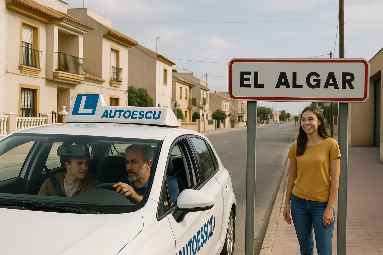 Autoescuelas en la pedanía de El Algar