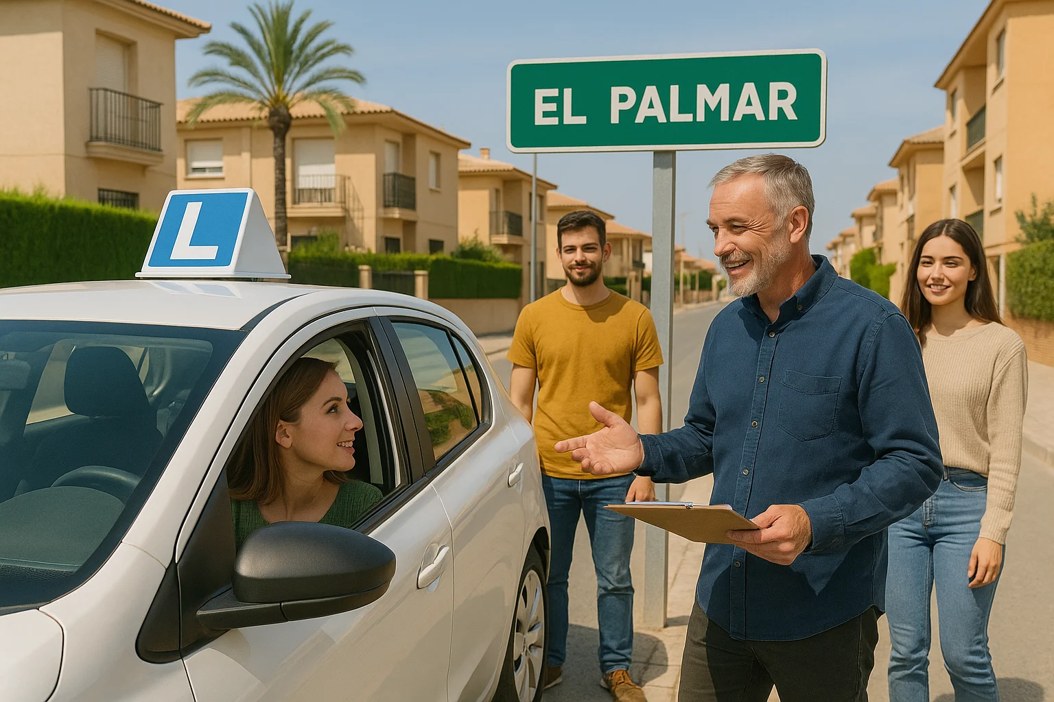 Autoescuelas en la pedanía de El Palmar