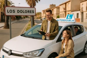 Autoescuelas en la pedanía de Los Dolores
