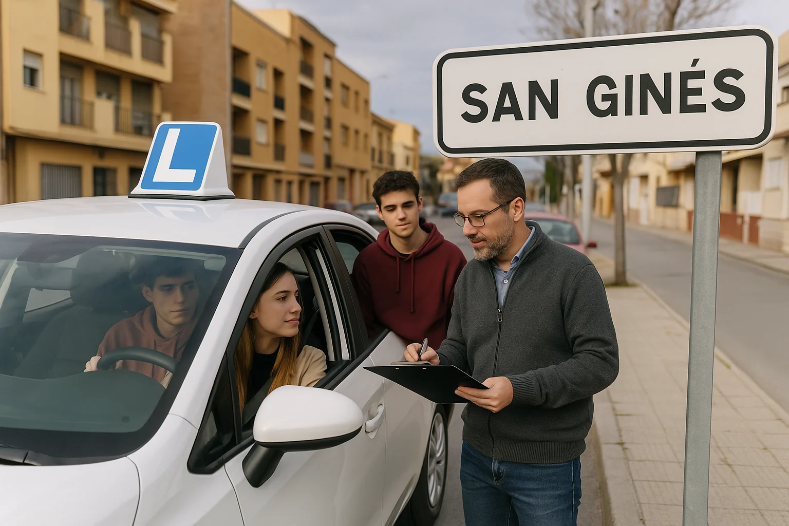 Autoescuelas en la pedanía de San Ginés