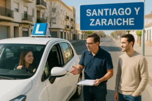 Autoescuelas en la pedanía de Santiago y Zaraiche